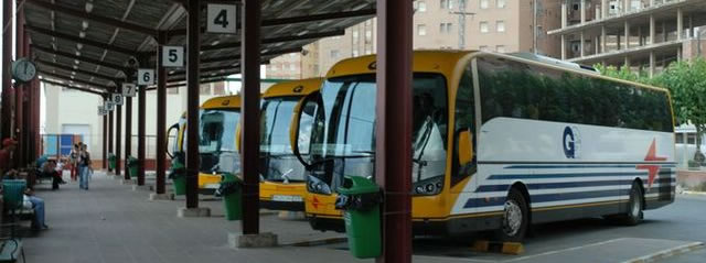 Imagen de la estación de autobuses de Lorca